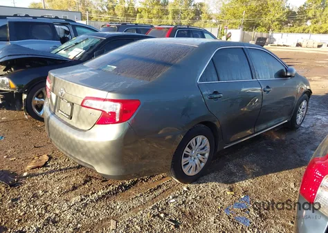 2012 Toyota Camry Le из США, поврежденный, VIN 4T1BF1FK4CU563373